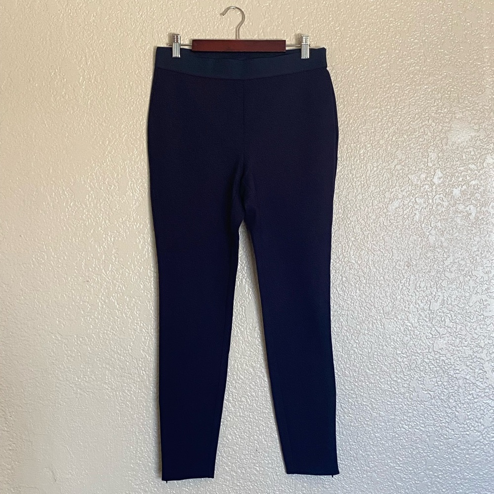 Talbots Navy Ponte Ankle Pants